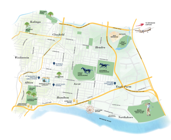 INNER NORTH MAP